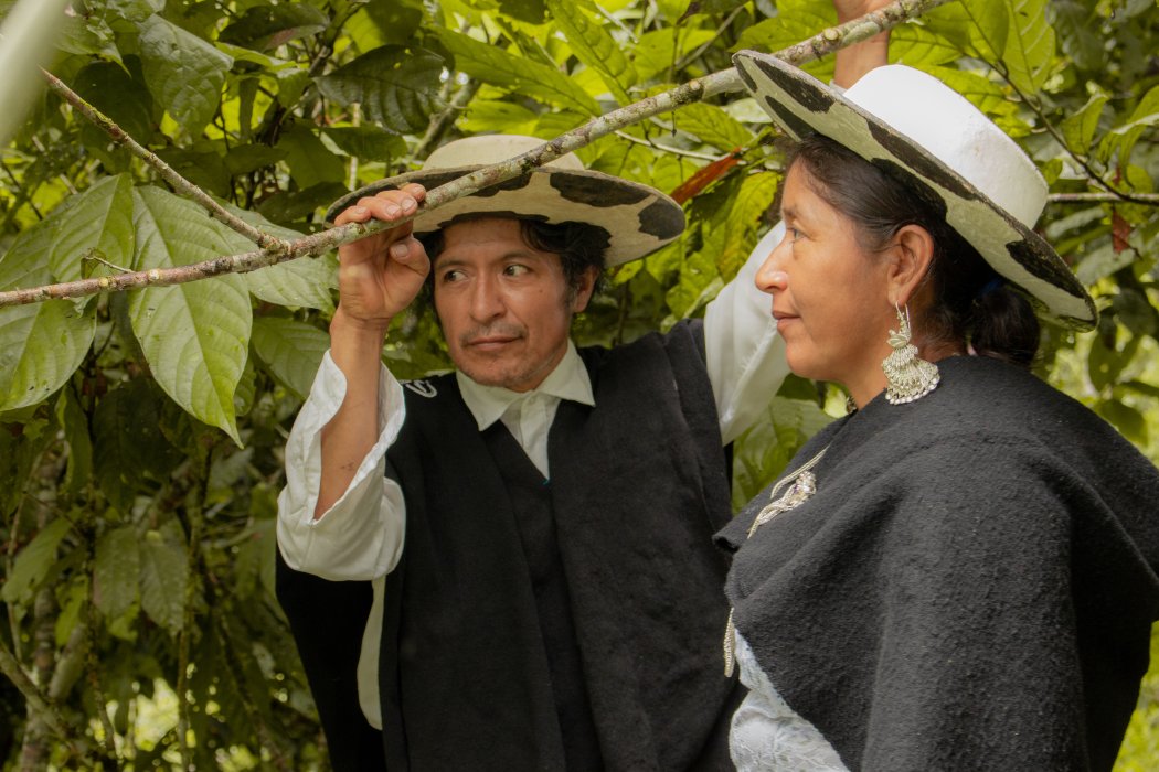 Indigenous community members in Ecuador. cover image